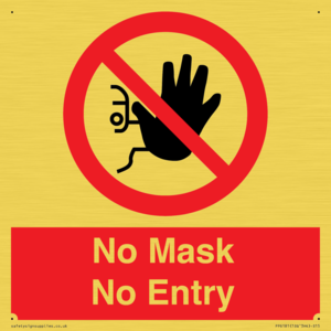 No Mask No Entry